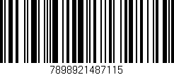Código de barras (EAN, GTIN, SKU, ISBN): '7898921487115'
