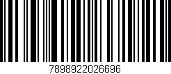 Código de barras (EAN, GTIN, SKU, ISBN): '7898922026696'