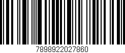 Código de barras (EAN, GTIN, SKU, ISBN): '7898922027860'