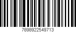Código de barras (EAN, GTIN, SKU, ISBN): '7898922549713'