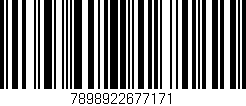 Código de barras (EAN, GTIN, SKU, ISBN): '7898922677171'