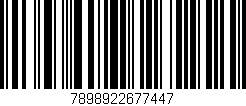 Código de barras (EAN, GTIN, SKU, ISBN): '7898922677447'