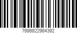 Código de barras (EAN, GTIN, SKU, ISBN): '7898922984392'
