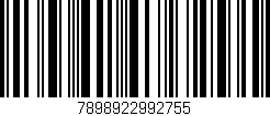 Código de barras (EAN, GTIN, SKU, ISBN): '7898922992755'
