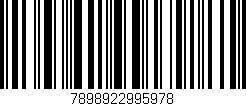 Código de barras (EAN, GTIN, SKU, ISBN): '7898922995978'