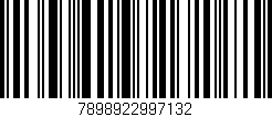 Código de barras (EAN, GTIN, SKU, ISBN): '7898922997132'