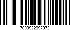 Código de barras (EAN, GTIN, SKU, ISBN): '7898922997972'