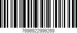 Código de barras (EAN, GTIN, SKU, ISBN): '7898922998269'