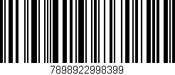 Código de barras (EAN, GTIN, SKU, ISBN): '7898922998399'