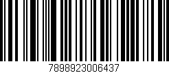 Código de barras (EAN, GTIN, SKU, ISBN): '7898923006437'