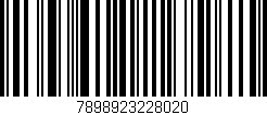 Código de barras (EAN, GTIN, SKU, ISBN): '7898923228020'