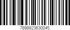 Código de barras (EAN, GTIN, SKU, ISBN): '7898923630045'