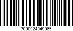 Código de barras (EAN, GTIN, SKU, ISBN): '7898924049365'