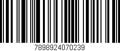 Código de barras (EAN, GTIN, SKU, ISBN): '7898924070239'