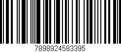 Código de barras (EAN, GTIN, SKU, ISBN): '7898924583395'