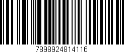 Código de barras (EAN, GTIN, SKU, ISBN): '7898924814116'