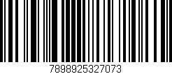 Código de barras (EAN, GTIN, SKU, ISBN): '7898925327073'