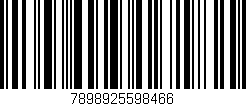 Código de barras (EAN, GTIN, SKU, ISBN): '7898925598466'
