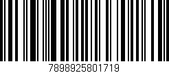 Código de barras (EAN, GTIN, SKU, ISBN): '7898925801719'