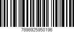 Código de barras (EAN, GTIN, SKU, ISBN): '7898925950196'