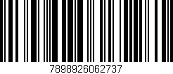 Código de barras (EAN, GTIN, SKU, ISBN): '7898926062737'