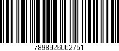 Código de barras (EAN, GTIN, SKU, ISBN): '7898926062751'