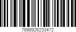 Código de barras (EAN, GTIN, SKU, ISBN): '7898926233472'