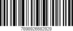 Código de barras (EAN, GTIN, SKU, ISBN): '7898926682829'