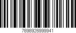 Código de barras (EAN, GTIN, SKU, ISBN): '7898926999941'