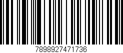 Código de barras (EAN, GTIN, SKU, ISBN): '7898927471736'