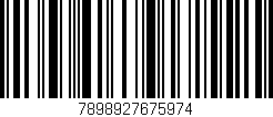 Código de barras (EAN, GTIN, SKU, ISBN): '7898927675974'