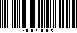 Código de barras (EAN, GTIN, SKU, ISBN): '7898927980023'