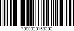 Código de barras (EAN, GTIN, SKU, ISBN): '7898929166333'