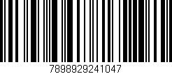 Código de barras (EAN, GTIN, SKU, ISBN): '7898929241047'