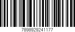 Código de barras (EAN, GTIN, SKU, ISBN): '7898929241177'