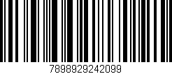 Código de barras (EAN, GTIN, SKU, ISBN): '7898929242099'