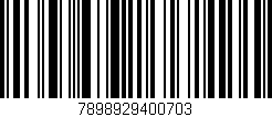 Código de barras (EAN, GTIN, SKU, ISBN): '7898929400703'