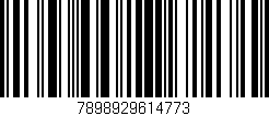Código de barras (EAN, GTIN, SKU, ISBN): '7898929614773'