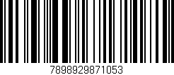 Código de barras (EAN, GTIN, SKU, ISBN): '7898929871053'