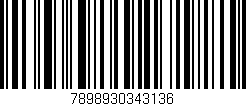 Código de barras (EAN, GTIN, SKU, ISBN): '7898930343136'