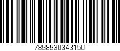 Código de barras (EAN, GTIN, SKU, ISBN): '7898930343150'