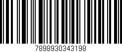 Código de barras (EAN, GTIN, SKU, ISBN): '7898930343198'
