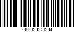 Código de barras (EAN, GTIN, SKU, ISBN): '7898930343334'