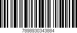 Código de barras (EAN, GTIN, SKU, ISBN): '7898930343884'