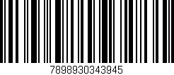 Código de barras (EAN, GTIN, SKU, ISBN): '7898930343945'