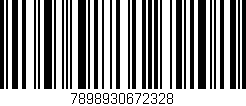 Código de barras (EAN, GTIN, SKU, ISBN): '7898930672328'