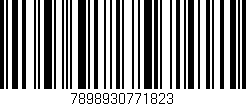 Código de barras (EAN, GTIN, SKU, ISBN): '7898930771823'