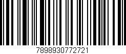 Código de barras (EAN, GTIN, SKU, ISBN): '7898930772721'