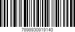 Código de barras (EAN, GTIN, SKU, ISBN): '7898930919140'