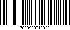 Código de barras (EAN, GTIN, SKU, ISBN): '7898930919829'
